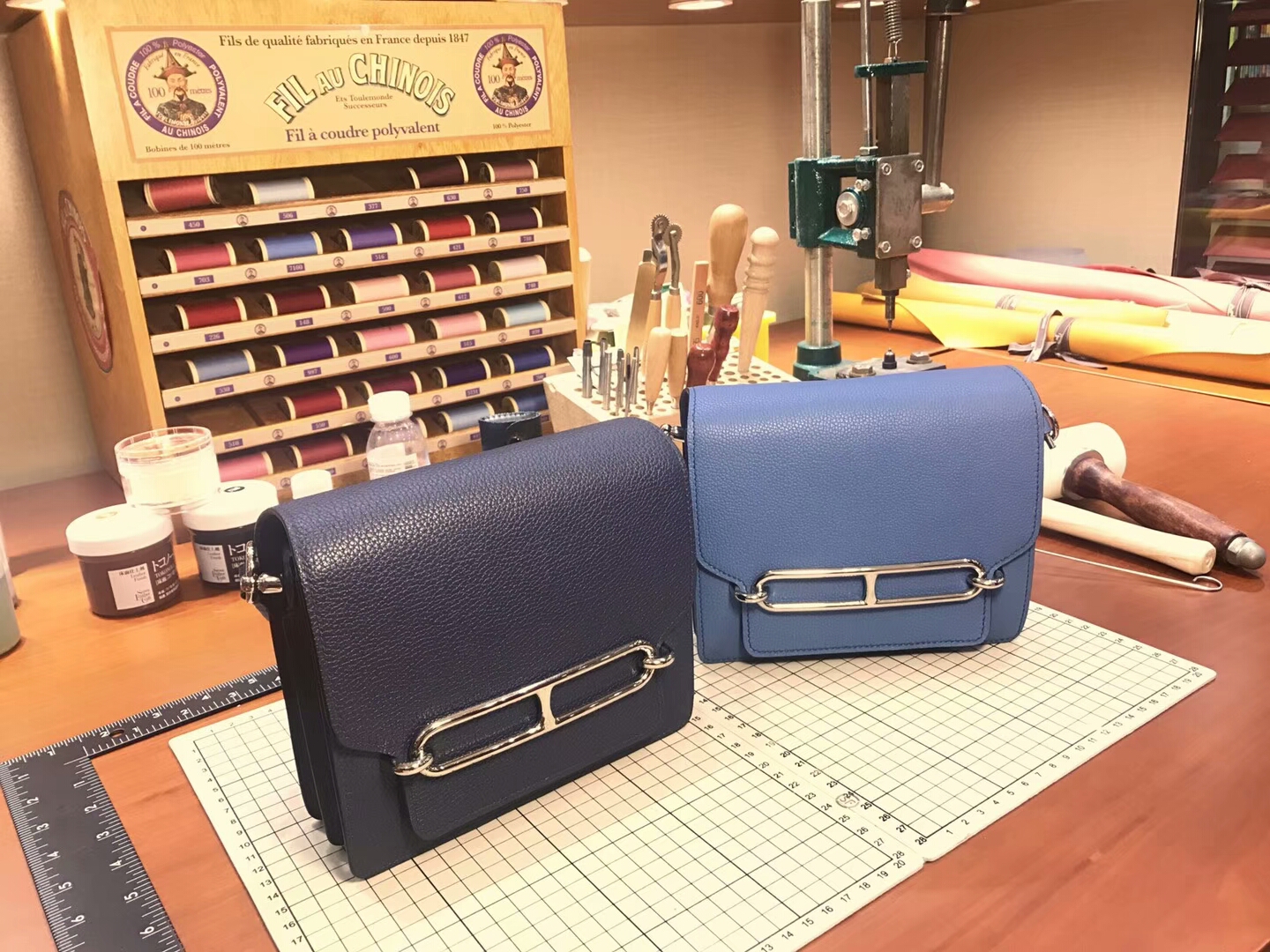 猪鼻子包 Roulis HERMES 爱马仕 cc88 石墨黑 石墨灰 黑灰色 graphite 配全套专柜原版包装
