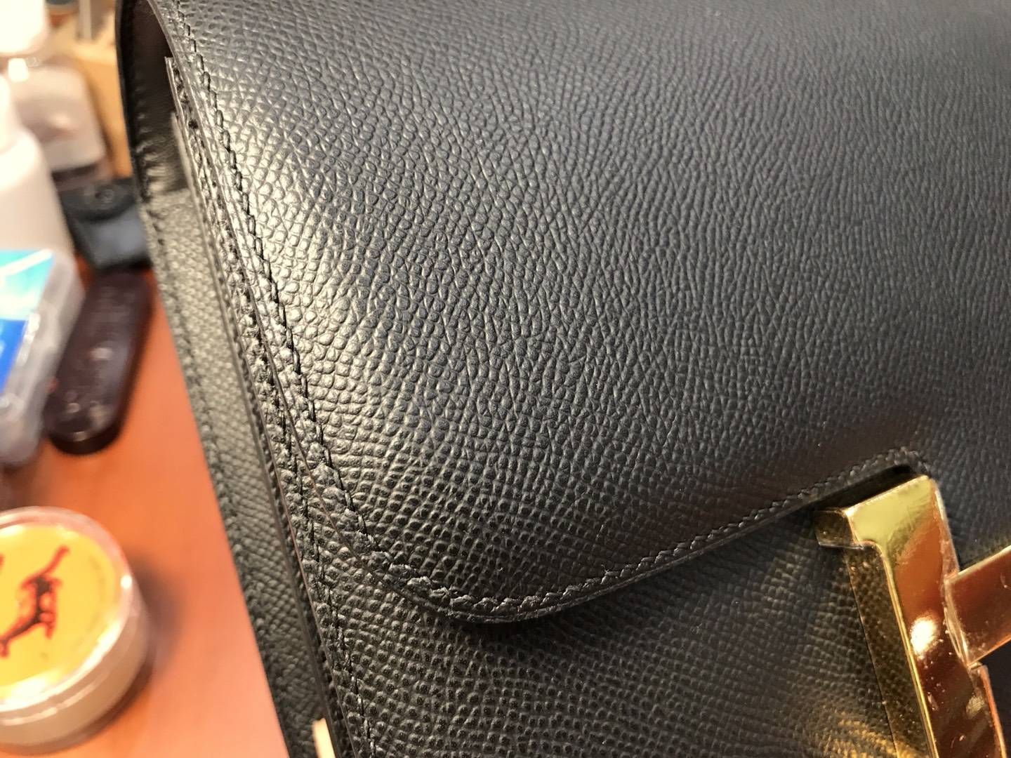 HERMES 爱马仕 空姐包 Constance BLACK 黑色 配全套专柜原版包装