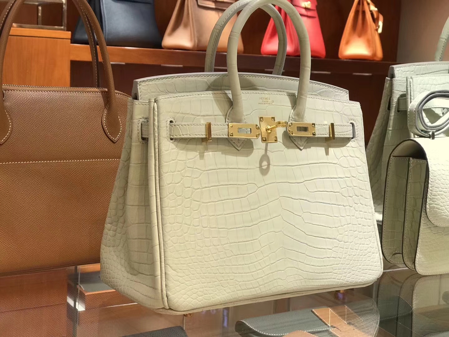 HERMES 爱马仕 奶昔白系列 凯莉包 Kelly  铂金包 Birkin MiniKelly 2 空姐包 Constance