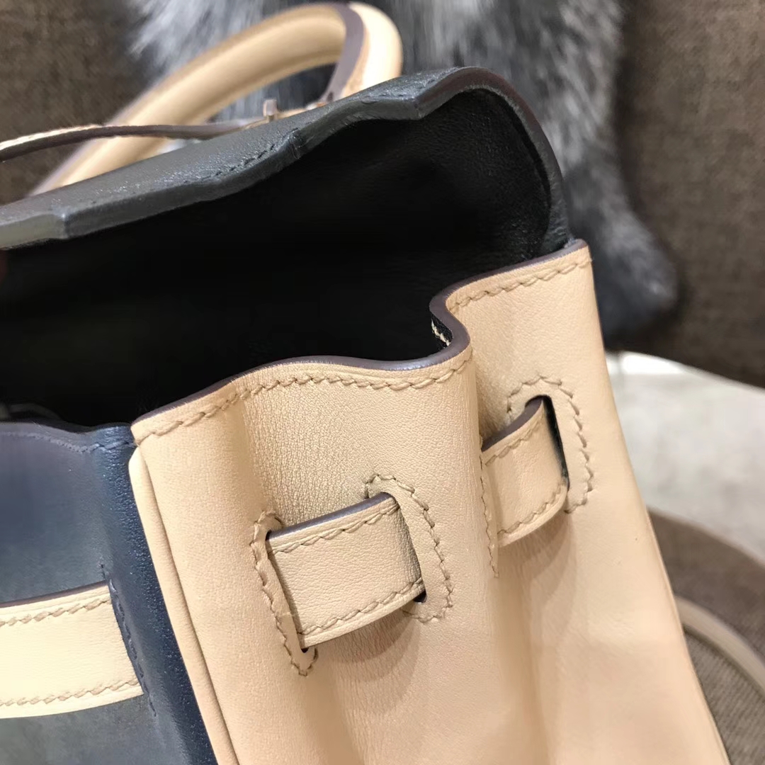 HERMES 爱马仕 Kelly走秀款 swift三色配 28cm