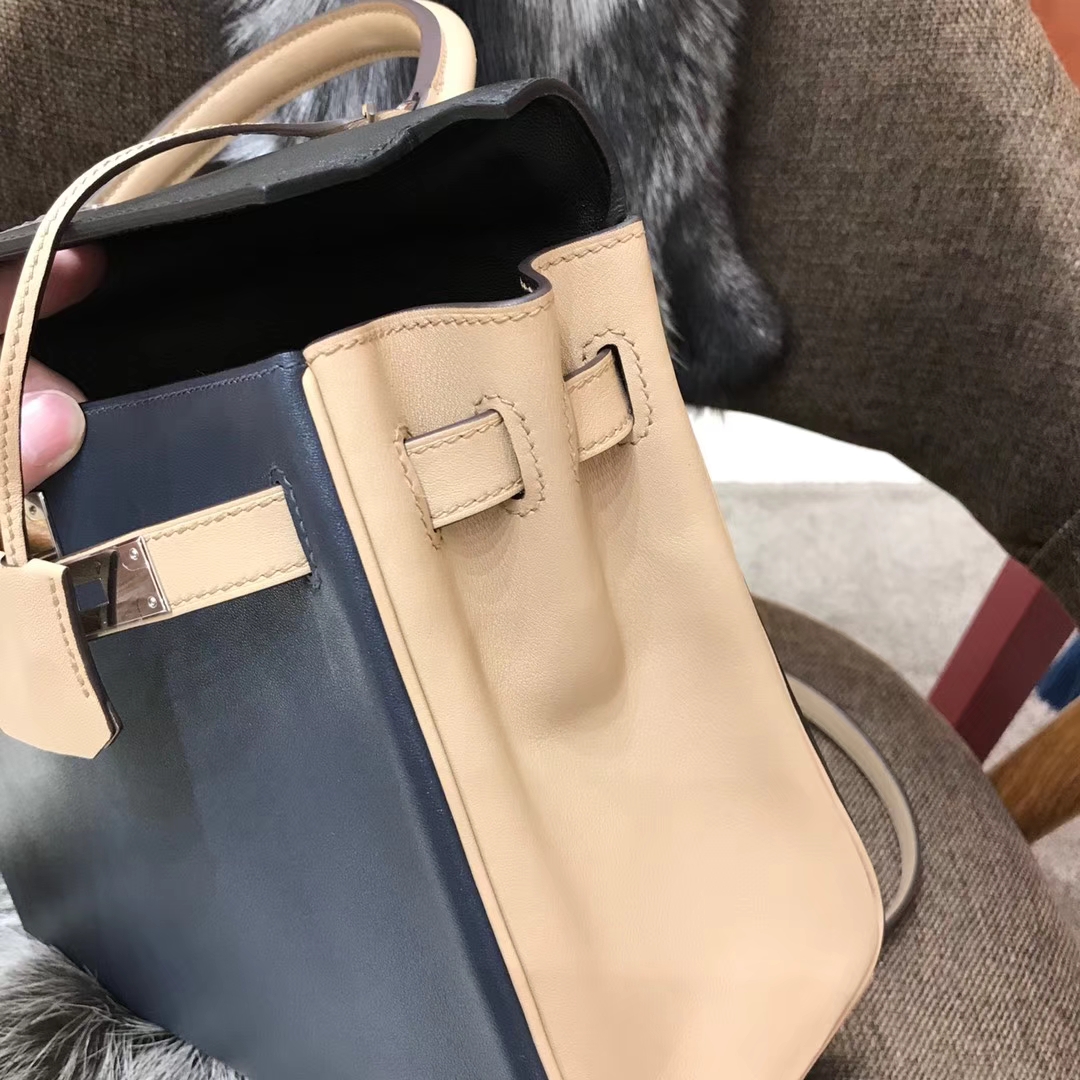 HERMES 爱马仕 Kelly走秀款 swift三色配 28cm