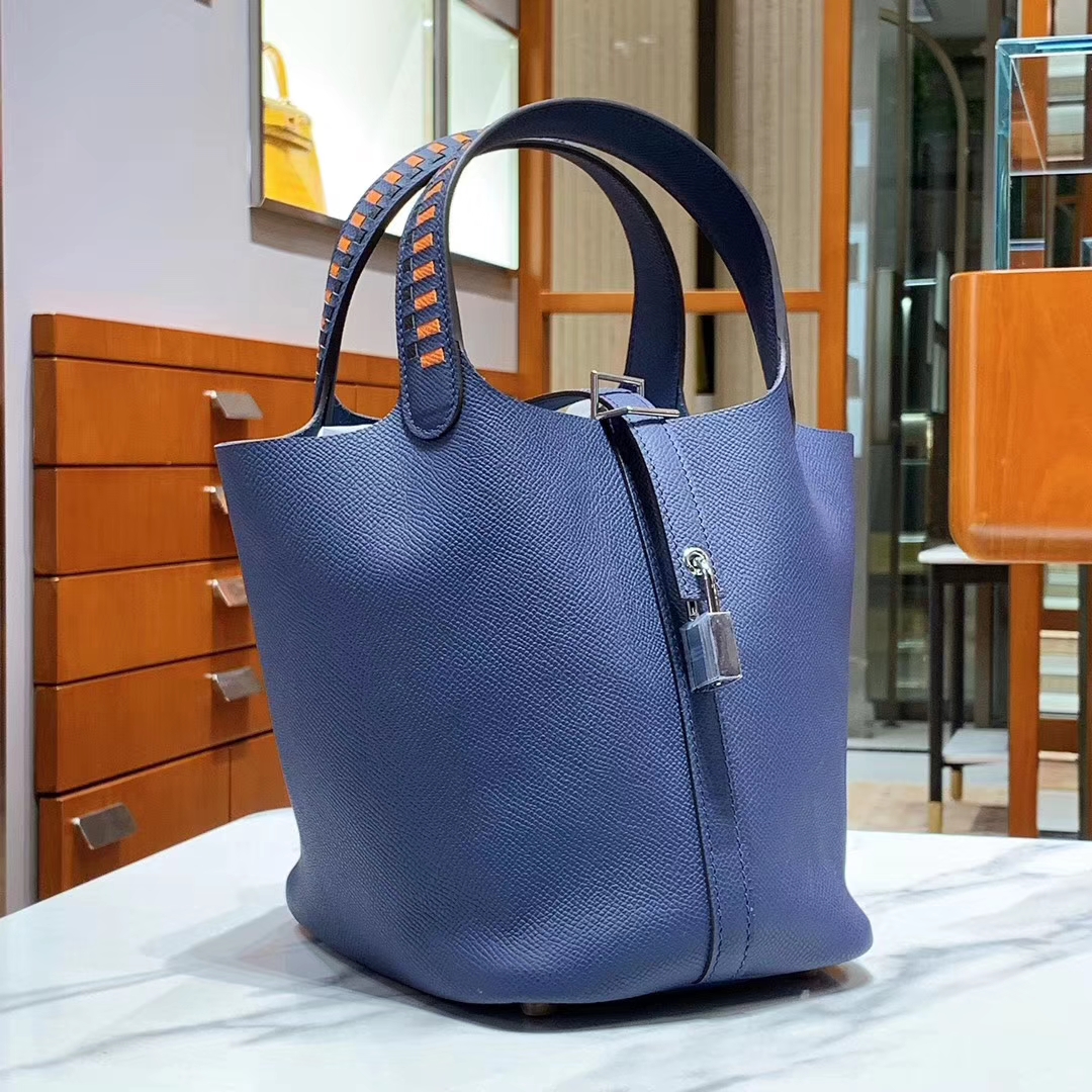 HERMES 爱马仕 菜篮子 Picotin 纯手工 Epsom皮