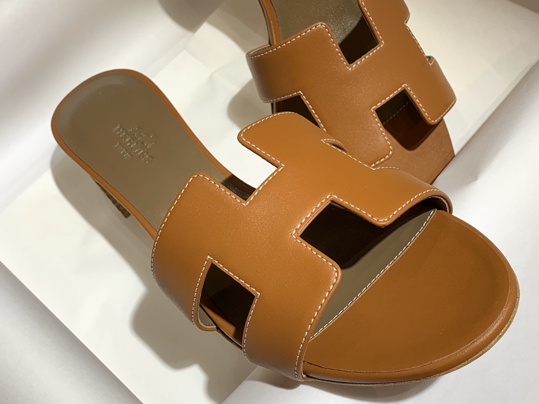 H经典款拖鞋  高端订制  独家品质 平底35~41 高跟35~41(跟高4cm) 尺寸同步专柜  偏小一码 