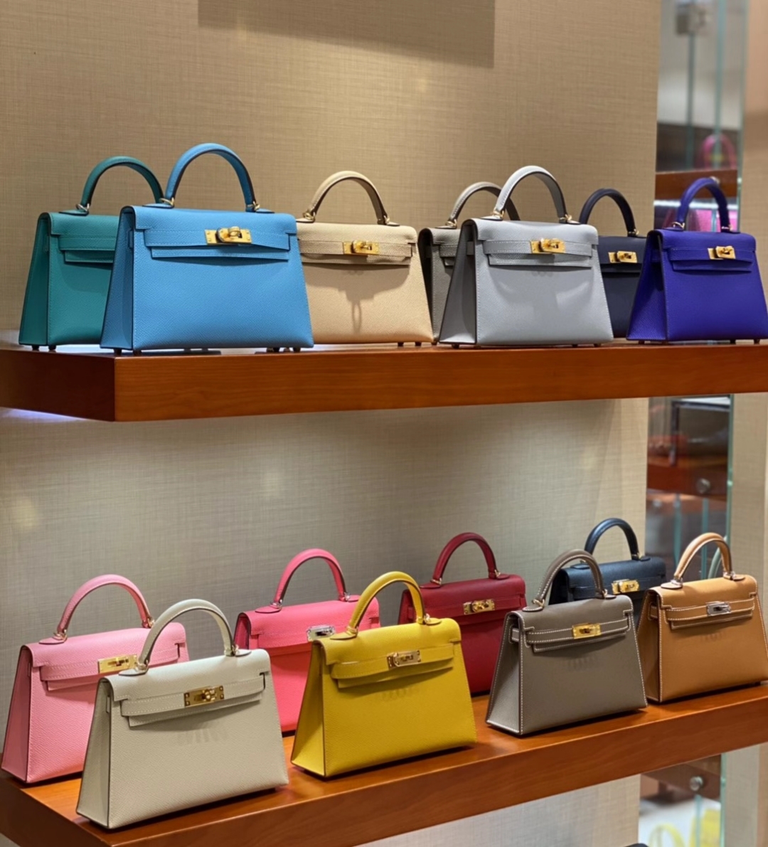 HERMES 爱马仕 迷你凯莉 MiniKelly 二代 金扣 银扣 可接受定制-铂金女王 HERMES 爱马仕 迷你凯莉 MiniKelly 二代 金扣 银扣 可接受定制