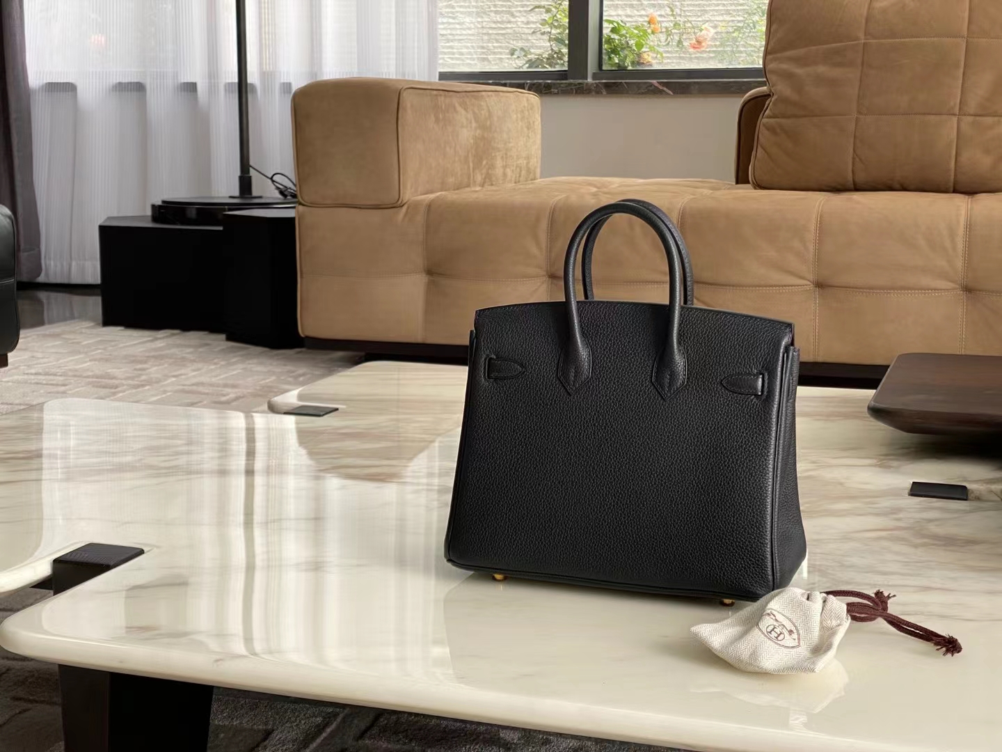 HERMES 爱马仕 铂金25 Birkin 25cm TOGO 金扣