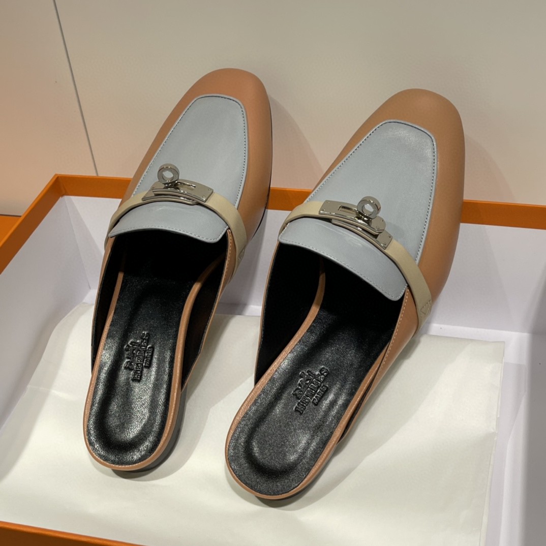 Hermes 爱马仕 专柜代购版本 凯莉款 单鞋 拼色系列 很特别的一款  纯手工定制 35-41码 正码 码数不调换