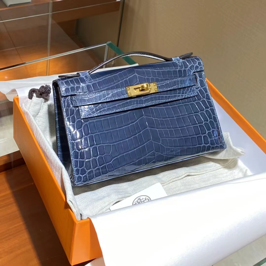 HERMES 爱马仕 香港官网 金扣 鳄鱼皮 迷你凯莉 MiniKelly-铂金女王 HERMES 爱马仕 香港官网 金扣 鳄鱼皮 迷你凯莉 MiniKelly