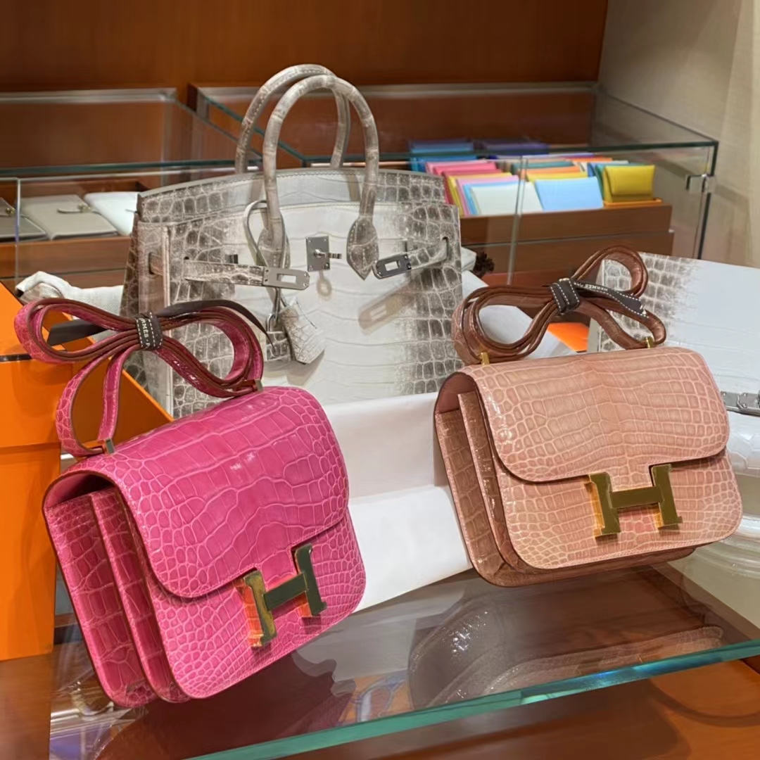 HERMES 香港代工厂 空姐包 Constance 鳄鱼肚皮 全套包装-铂金女王 HERMES 香港代工厂 空姐包 Constance 鳄鱼肚皮 全套包装