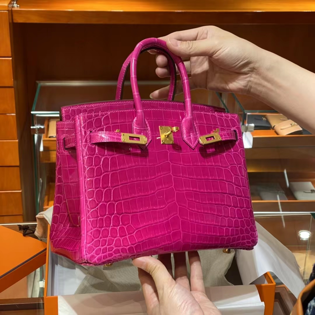 HERMES 爱马仕 铂金包 Birkin 金扣 鳄鱼肚皮 天方夜谭紫-铂金女王 HERMES 爱马仕 铂金包 Birkin 金扣 鳄鱼肚皮 天方夜谭紫