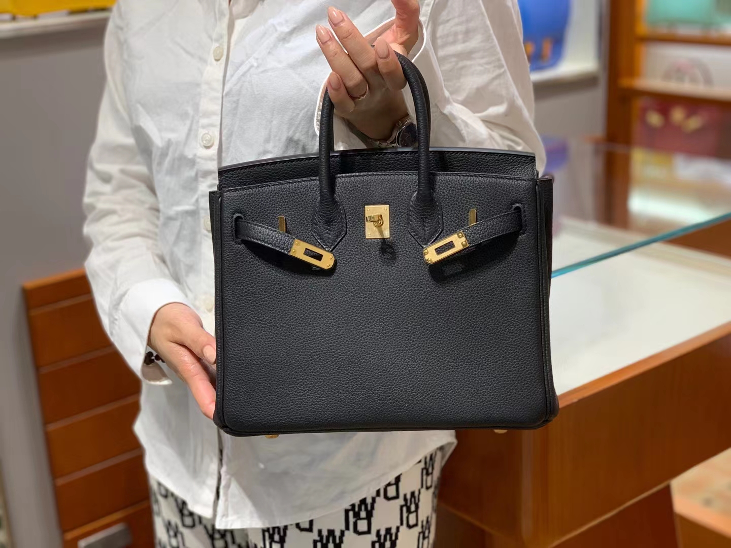 HERMES 爱马仕官网推荐 Birkin 铂金包 经典黑 金扣 TC-铂金女王 HERMES 爱马仕官网推荐 Birkin 铂金包 经典黑 金扣 TC