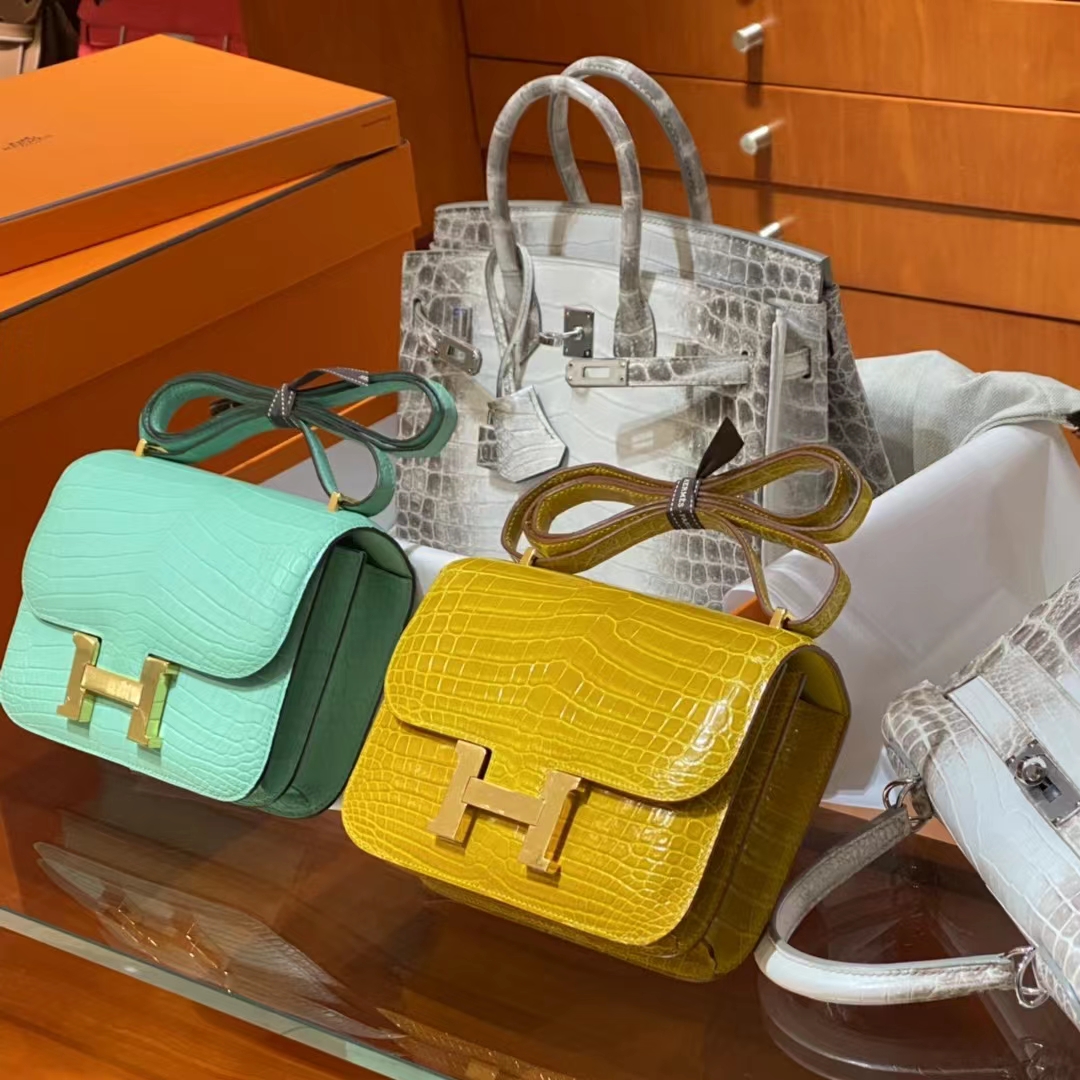 HERMES 香港代工厂 空姐包 Constance 鳄鱼肚皮 全套包装-铂金女王 HERMES 香港代工厂 空姐包 Constance 鳄鱼肚皮 全套包装