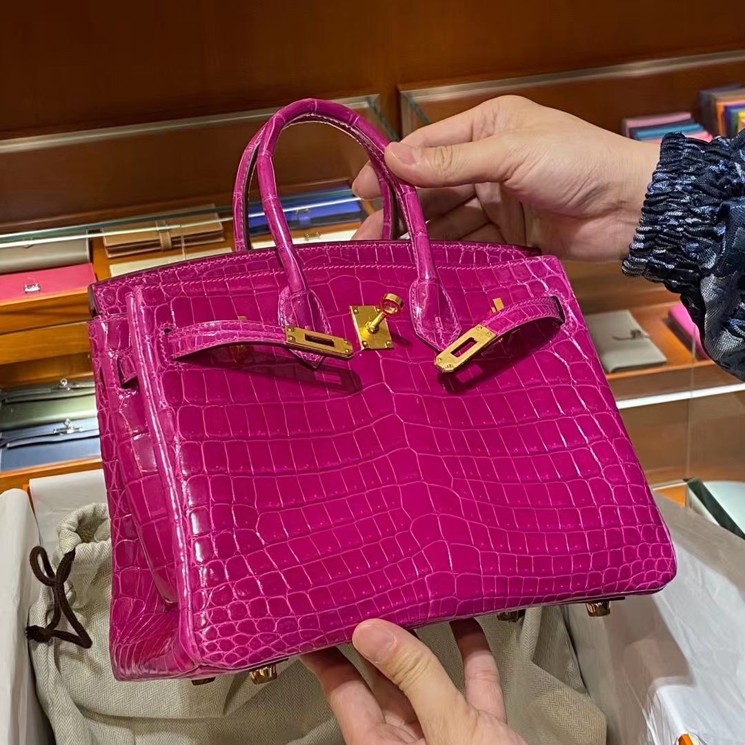 HERMES 爱马仕香港官网 鳄鱼皮 Birkin 25-铂金女王 HERMES 爱马仕香港官网 鳄鱼皮 Birkin 25