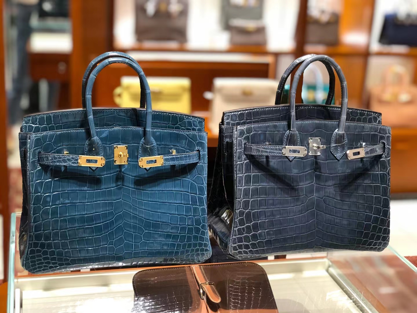 HERMES 香港爱马仕官网 翡翠绿 铂金包 Birkin 金扣 风暴蓝 石墨灰 银扣