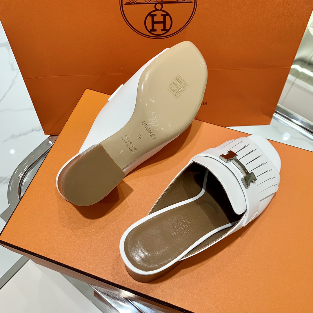 H家流苏鱼嘴镀钯H扣 进口意大利小牛皮 进口山羊皮内里 size:34～41 码数不调换 10天出货
