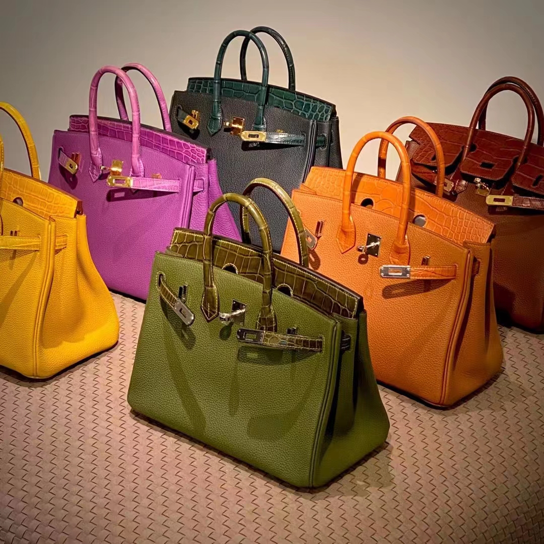 Birkin 美洲鳄鱼 全手工 支持颜色定制 金扣 银扣 ️现货