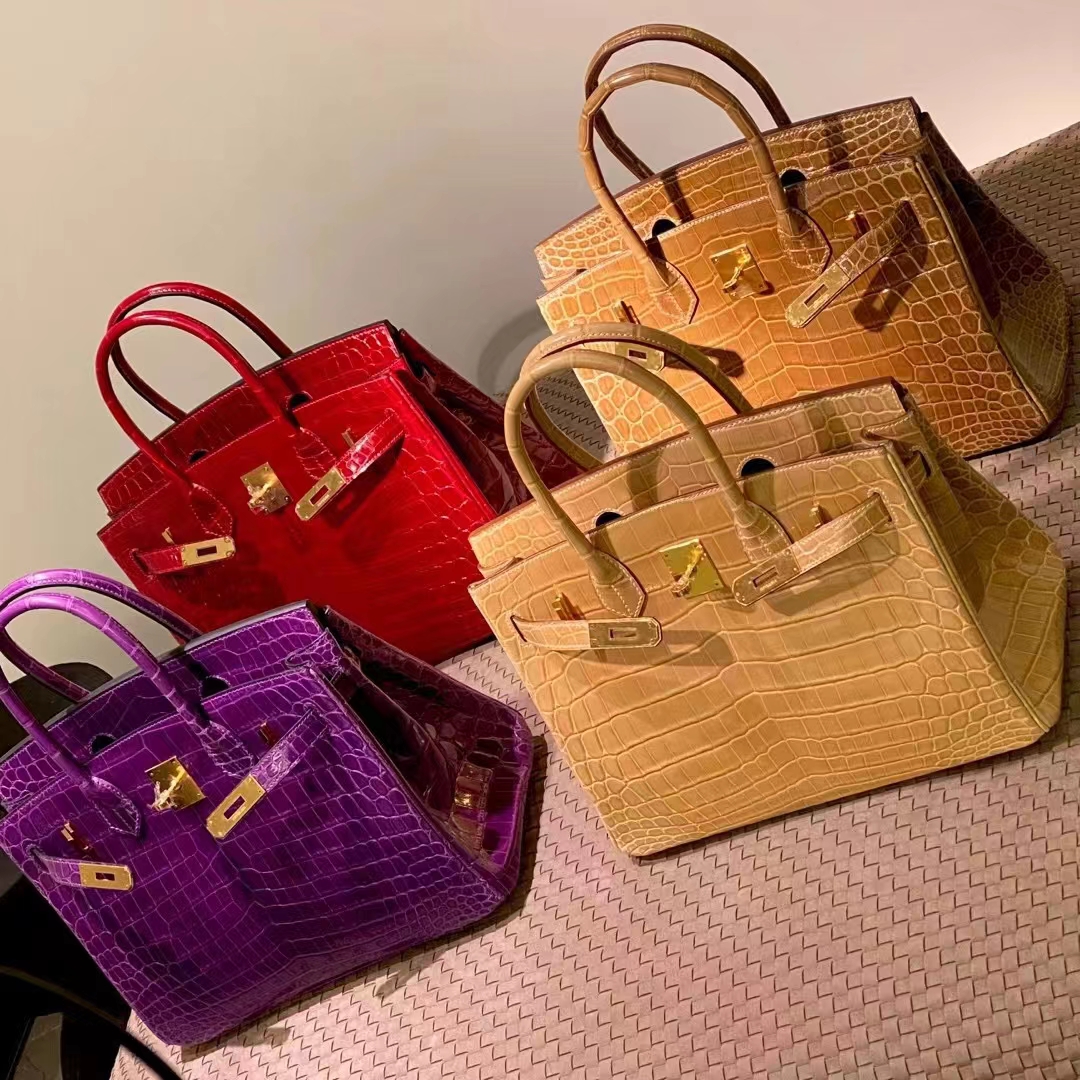 Birkin 25/30cm 美洲鳄鱼 全手工 支持颜色定制 金扣 银扣 ️现货