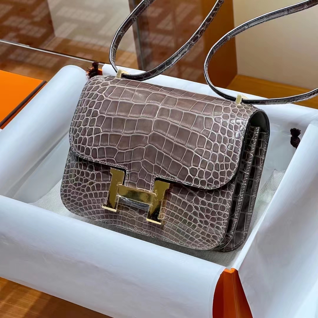 Hermes 爱马仕 Constance18cm 大象灰 现货