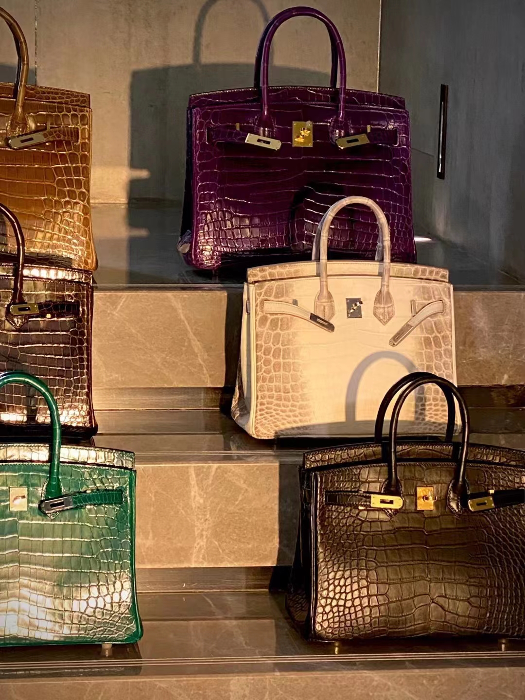 Birkin 美洲鳄鱼 全手工 支持颜色定制 金扣 银扣 ️现货