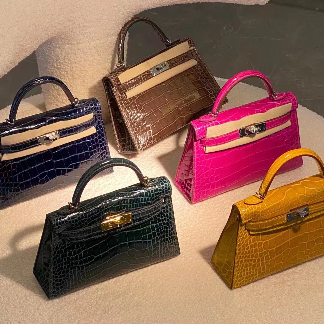 Hermes 爱马仕 Mini kelly 二代 现货 玫红 宝石蓝 松石绿 琥珀黄 深褐色