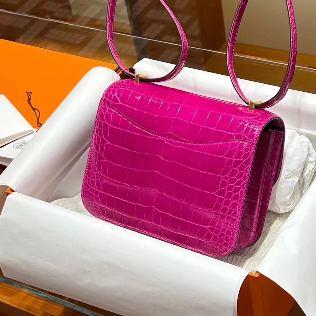 Hermes 爱马仕 Constance18cm 天方夜谭紫 现货 