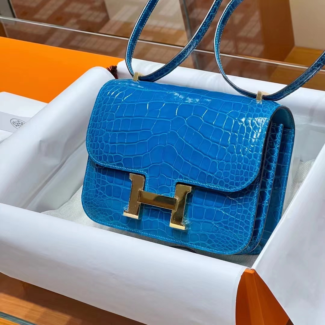 Hermes 爱马仕 Constance18cm 伊兹密尔兰 现货 -铂金女王 Hermes 爱马仕 Constance18cm 伊兹密尔兰 现货