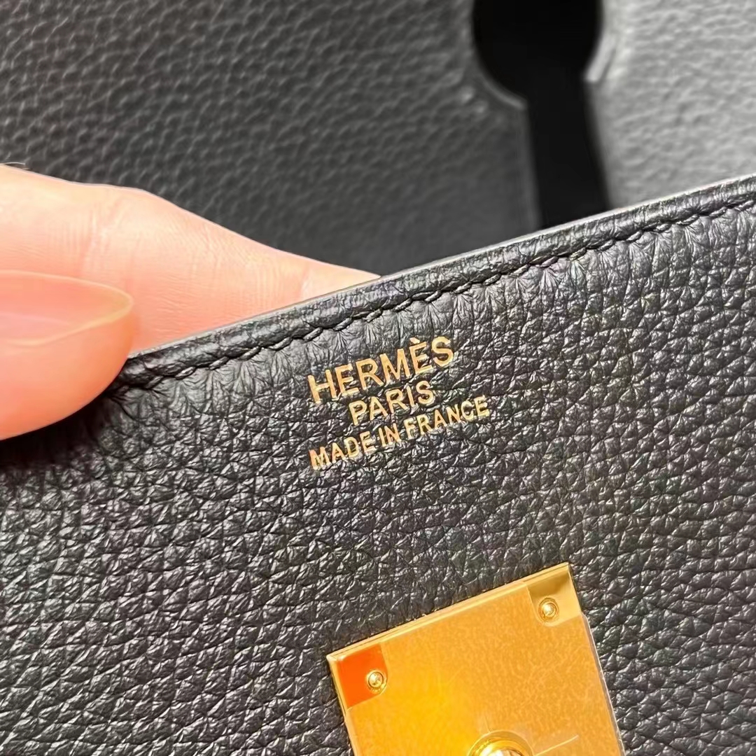 HERMES 爱马仕 【现货】 Birkin 40cm CC89 Nior 经典黑 TOGO皮 进口蜜蜡线 全手工制作