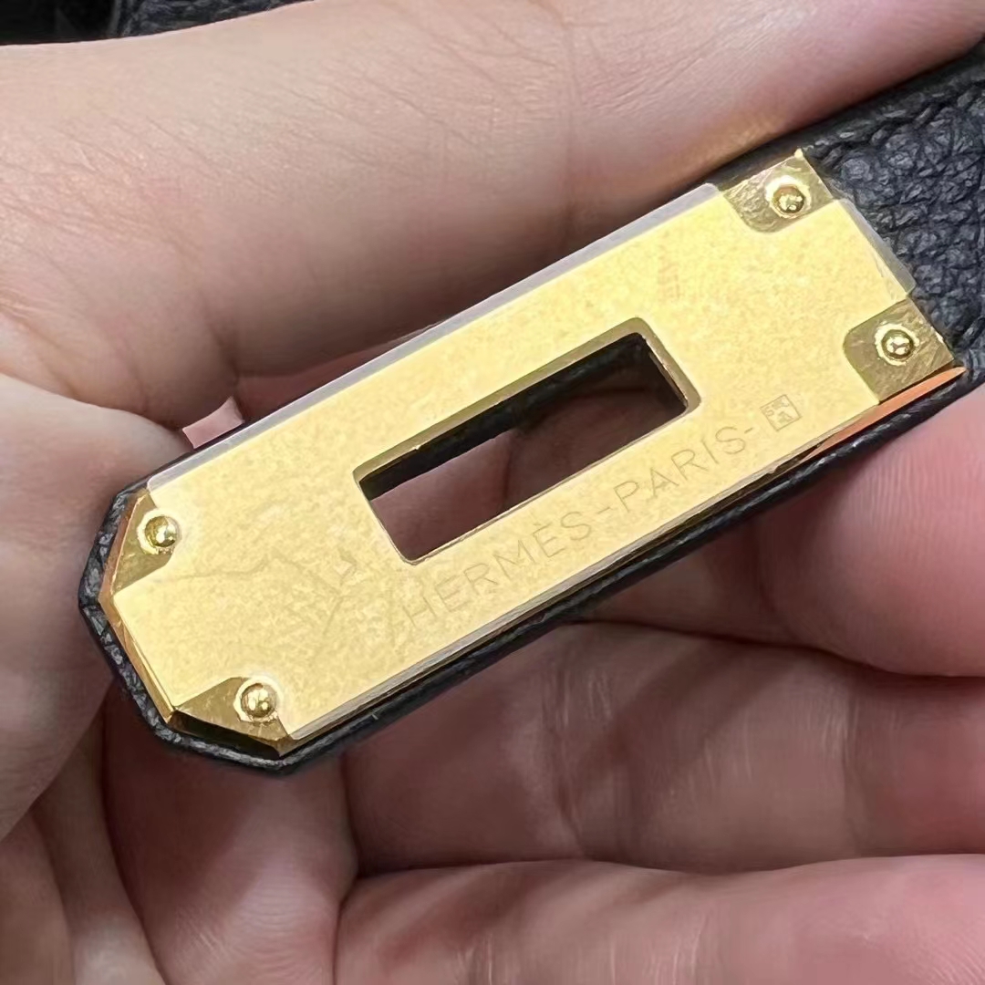 HERMES 爱马仕 【现货】 Birkin 40cm CC89 Nior 经典黑 TOGO皮 进口蜜蜡线 全手工制作