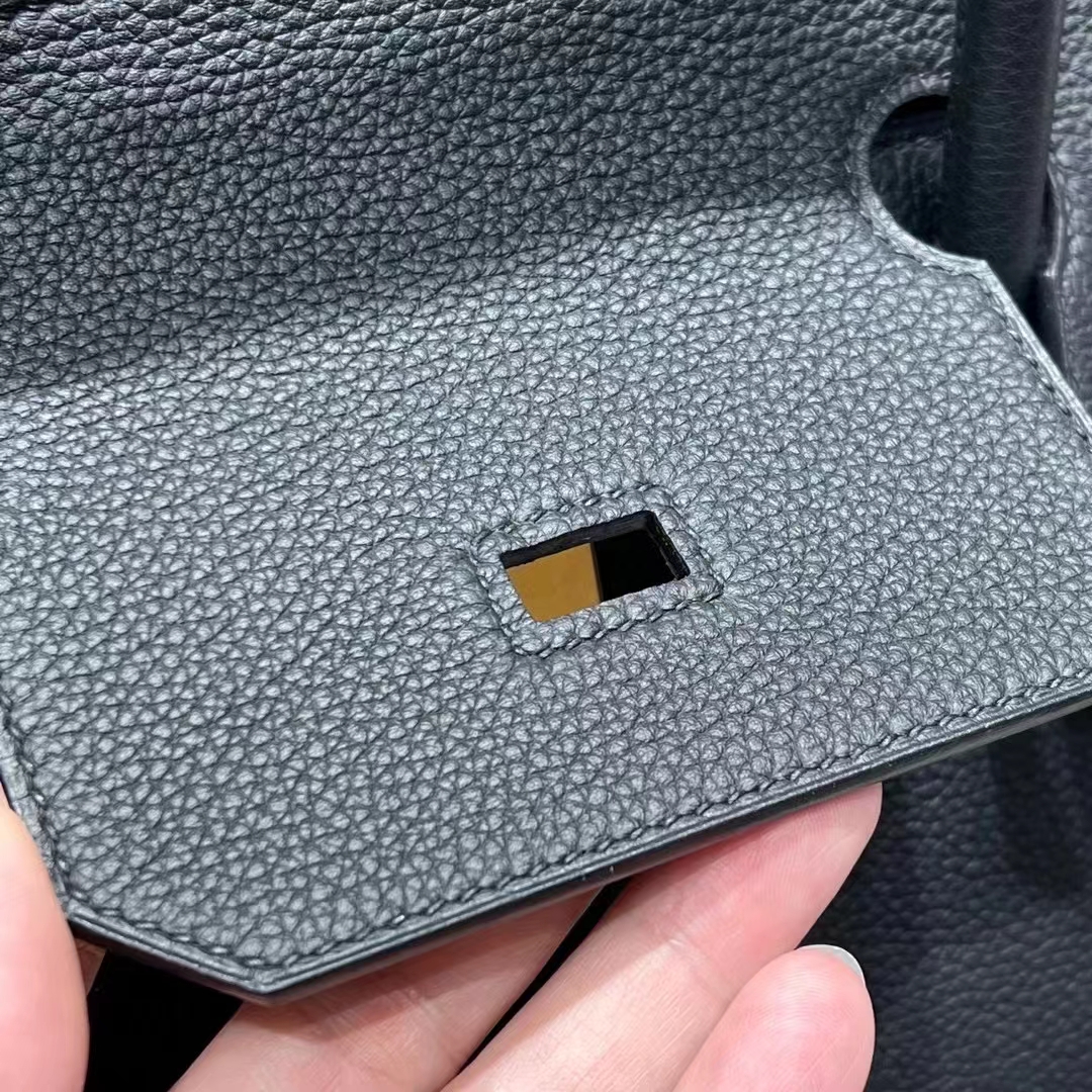HERMES 爱马仕 【现货】 Birkin 40cm CC89 Nior 经典黑 TOGO皮 进口蜜蜡线 全手工制作