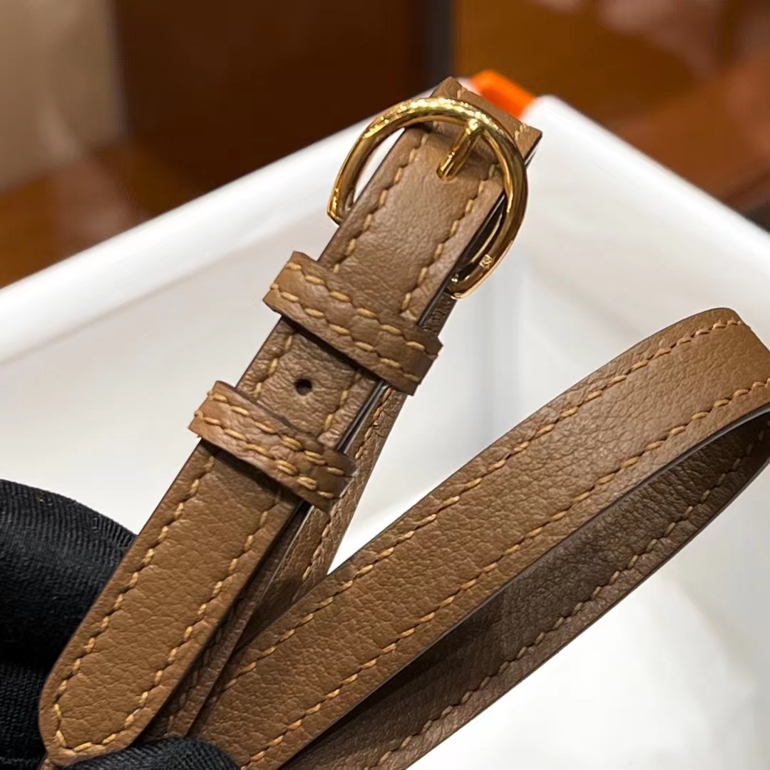 HERMES 爱马仕 Kellydanse 22cm D0 Evercolor 进口蜜蜡线 全手工制作 蜜蜡线内缝 Birkinmm 铂金女王