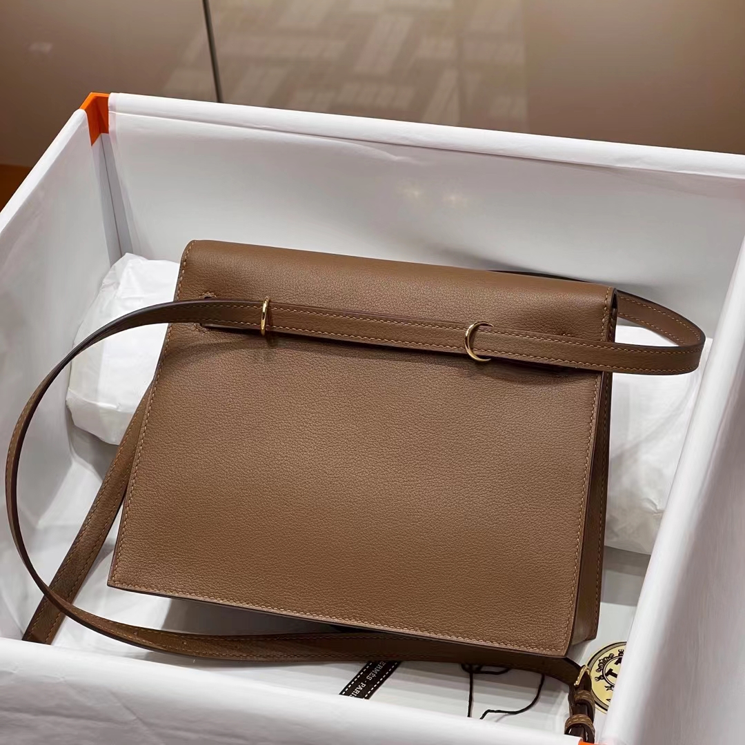 HERMES 爱马仕 Kellydanse 22cm D0 Evercolor 进口蜜蜡线 全手工制作 蜜蜡线内缝 Birkinmm 铂金女王