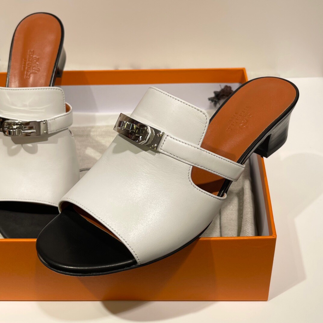 HERMES 爱马仕 拖鞋 34-41码 进口真皮大底 全手工制作