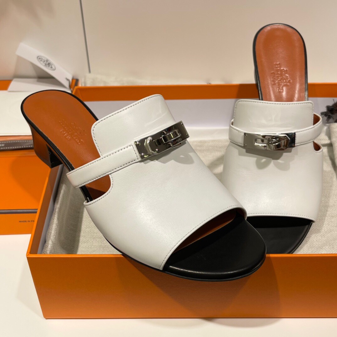 HERMES 爱马仕 拖鞋 34-41码 进口真皮大底 全手工制作