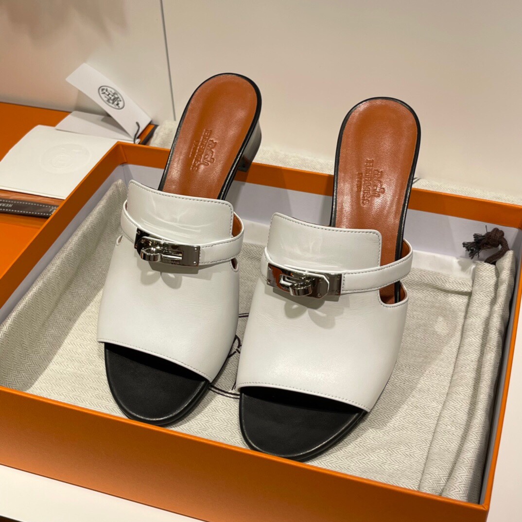 HERMES 爱马仕 拖鞋 34-41码 进口真皮大底 全手工制作