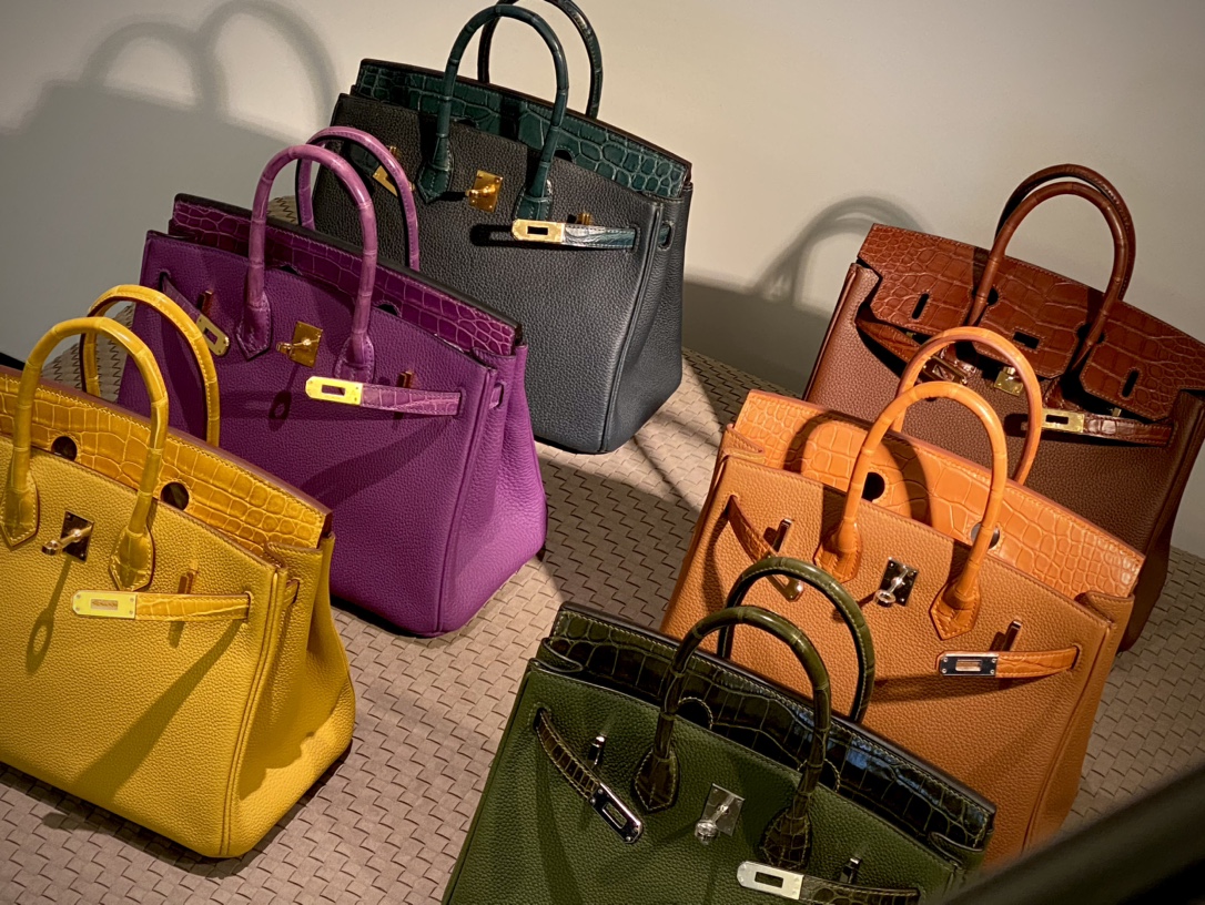 HERMES 爱马仕 Birkin 25cm/30cm 鳄鱼皮拼TOGO皮 进口蜜蜡线 全手工制作