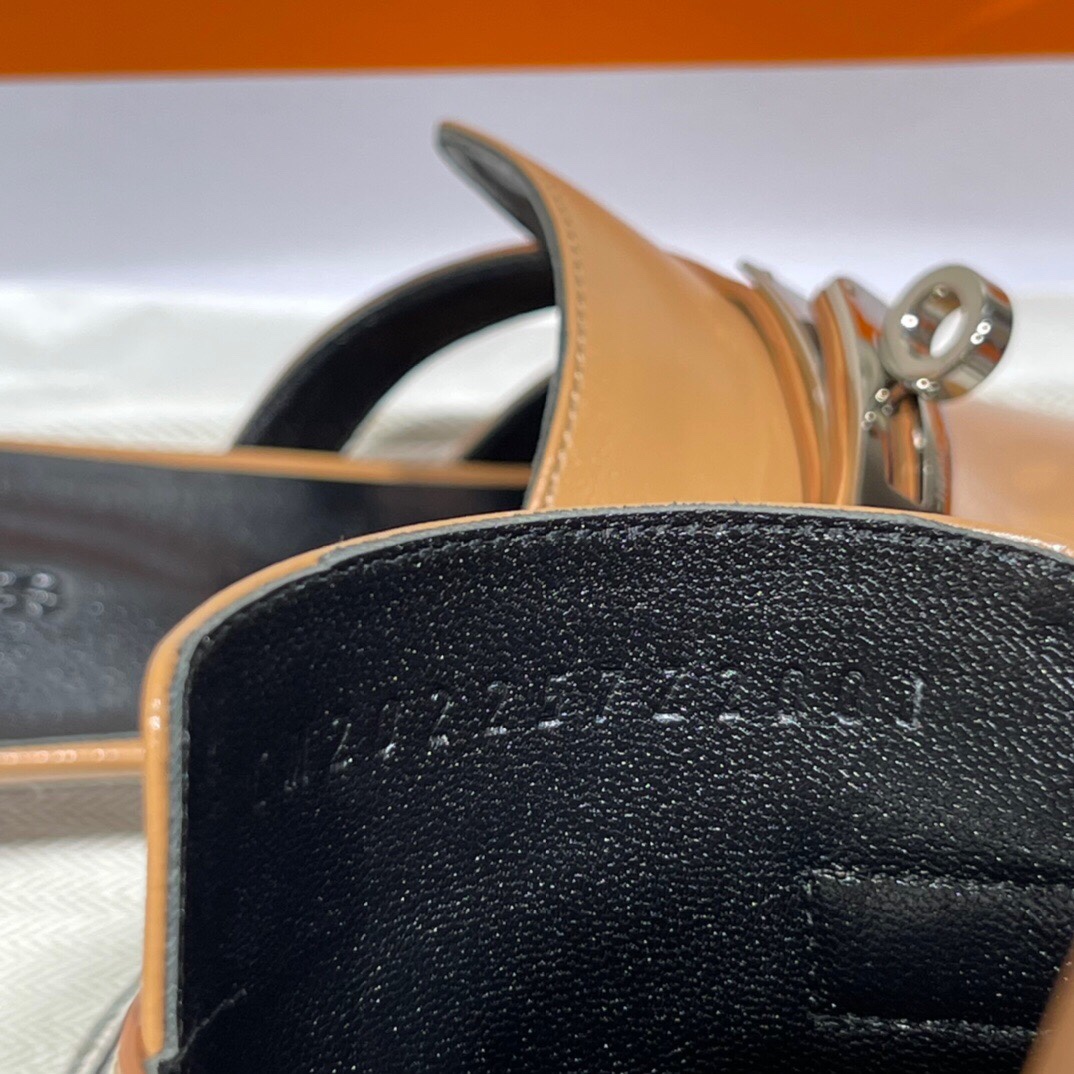 HERMES 爱马仕 拖鞋 34-41码 进口真皮大底 全手工制作