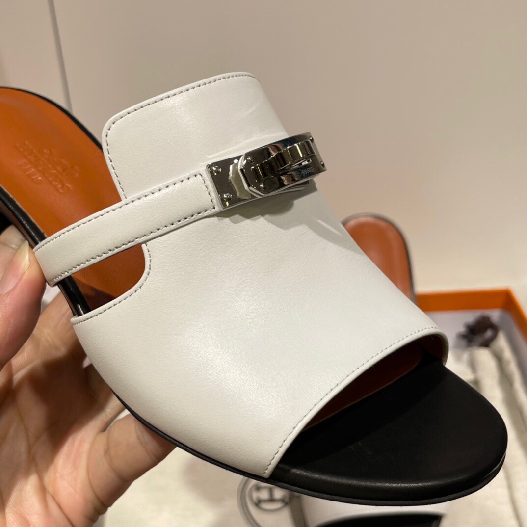 HERMES 爱马仕 拖鞋 34-41码 进口真皮大底 全手工制作