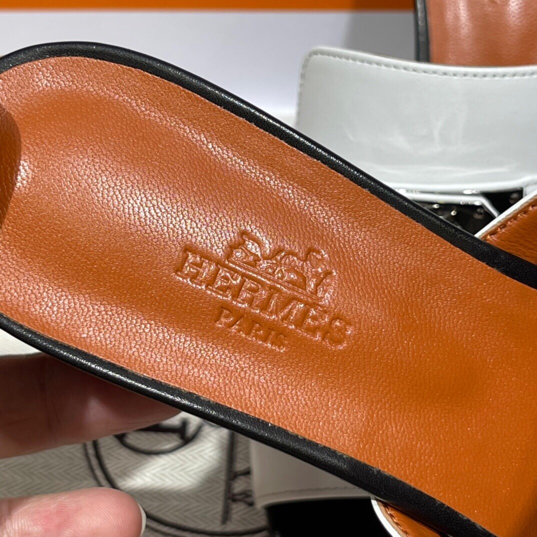 HERMES 爱马仕 拖鞋 34-41码 进口真皮大底 全手工制作