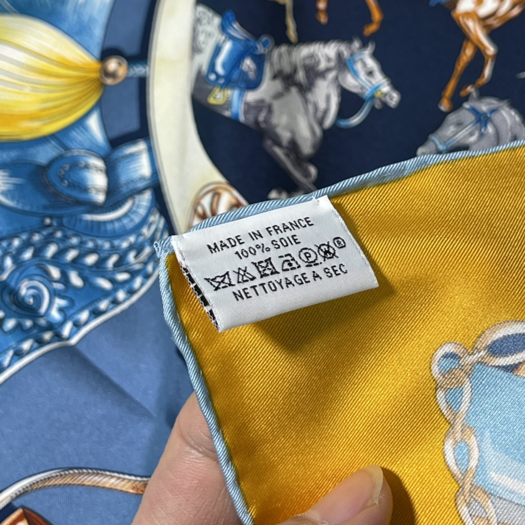 Hermers 90真丝方巾 100%桑蚕丝 90 x 90 全新设计和色彩组合